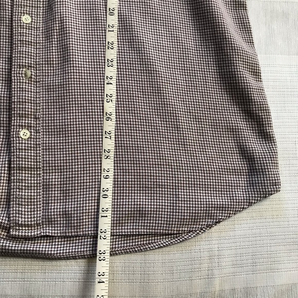 VTG JAB Studio Men’s XXL 100% Cotton Houndstooth Button Up Shirt - Picture 7 of 8